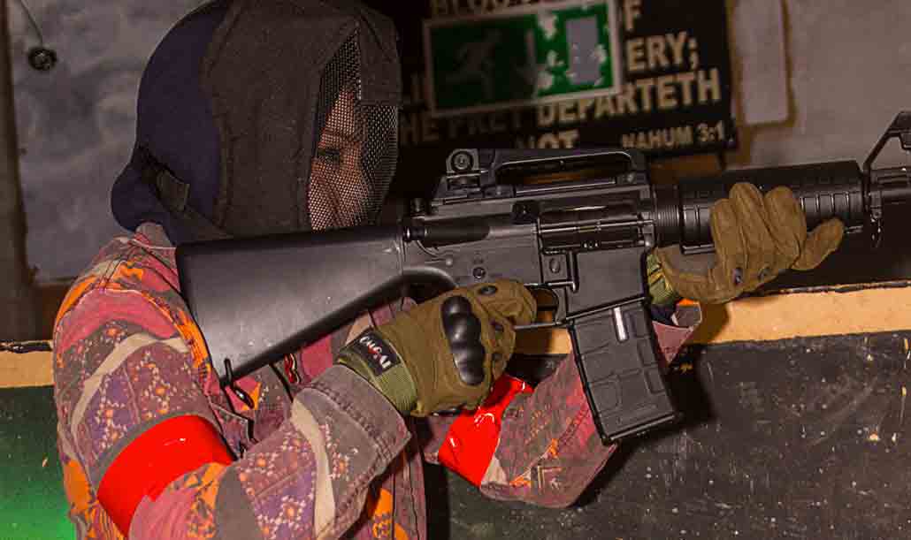 Corporate team building airsoft experience